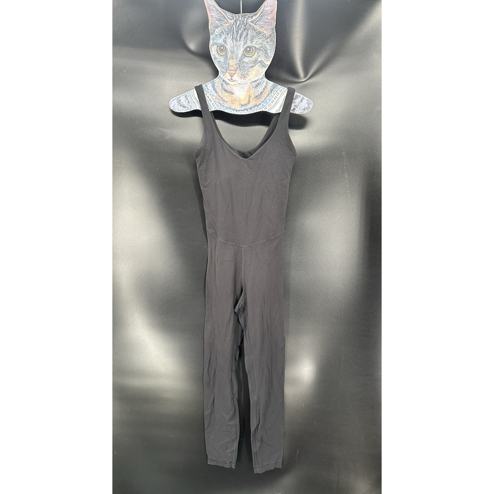 Lululemon Align Bodysuit 25" Black Size 4 Womens Jumpsuit One Piece